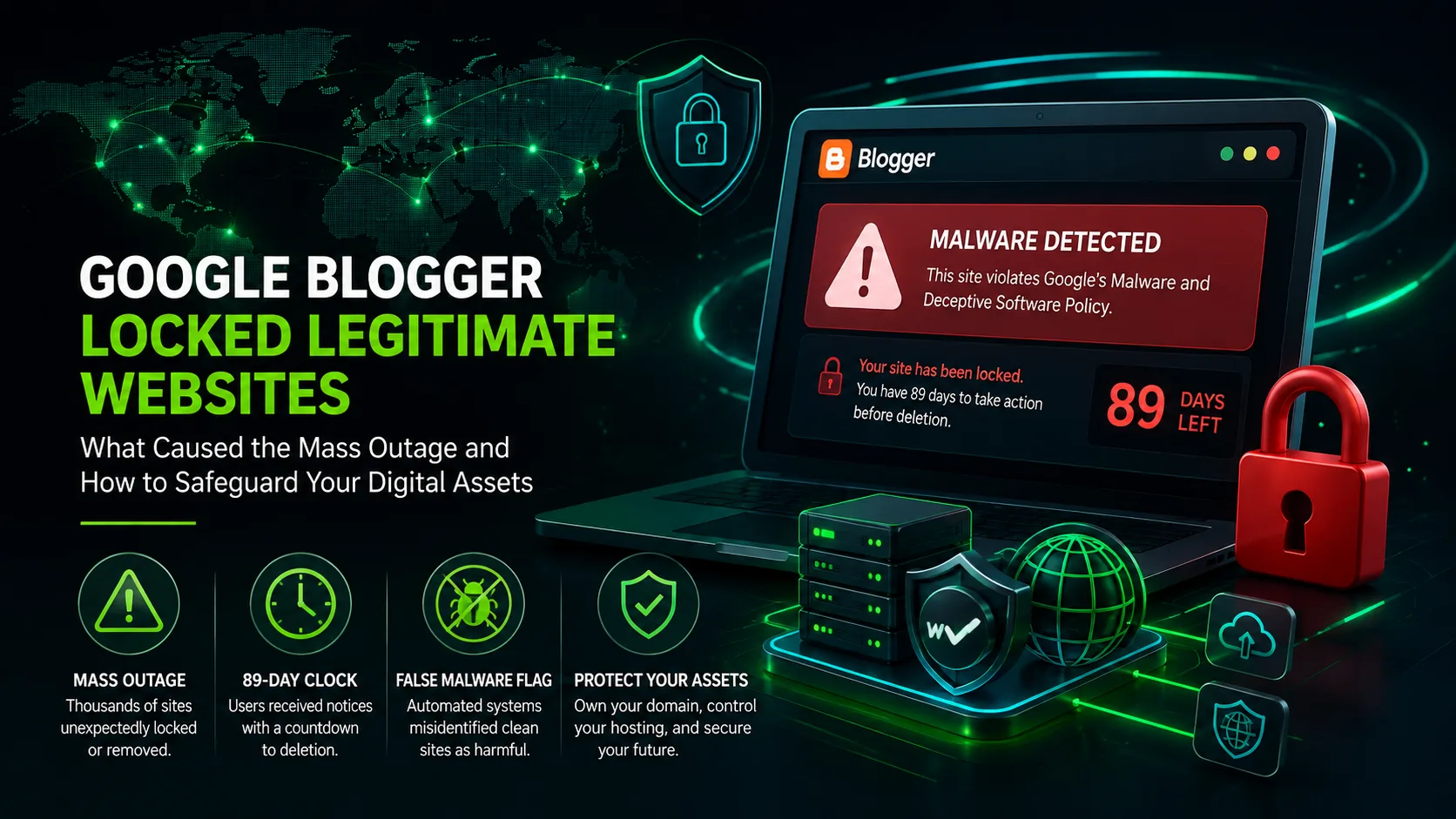 Google Blogger Malware Misfire Locks Thousands: What Happened & How to Recover Your Site